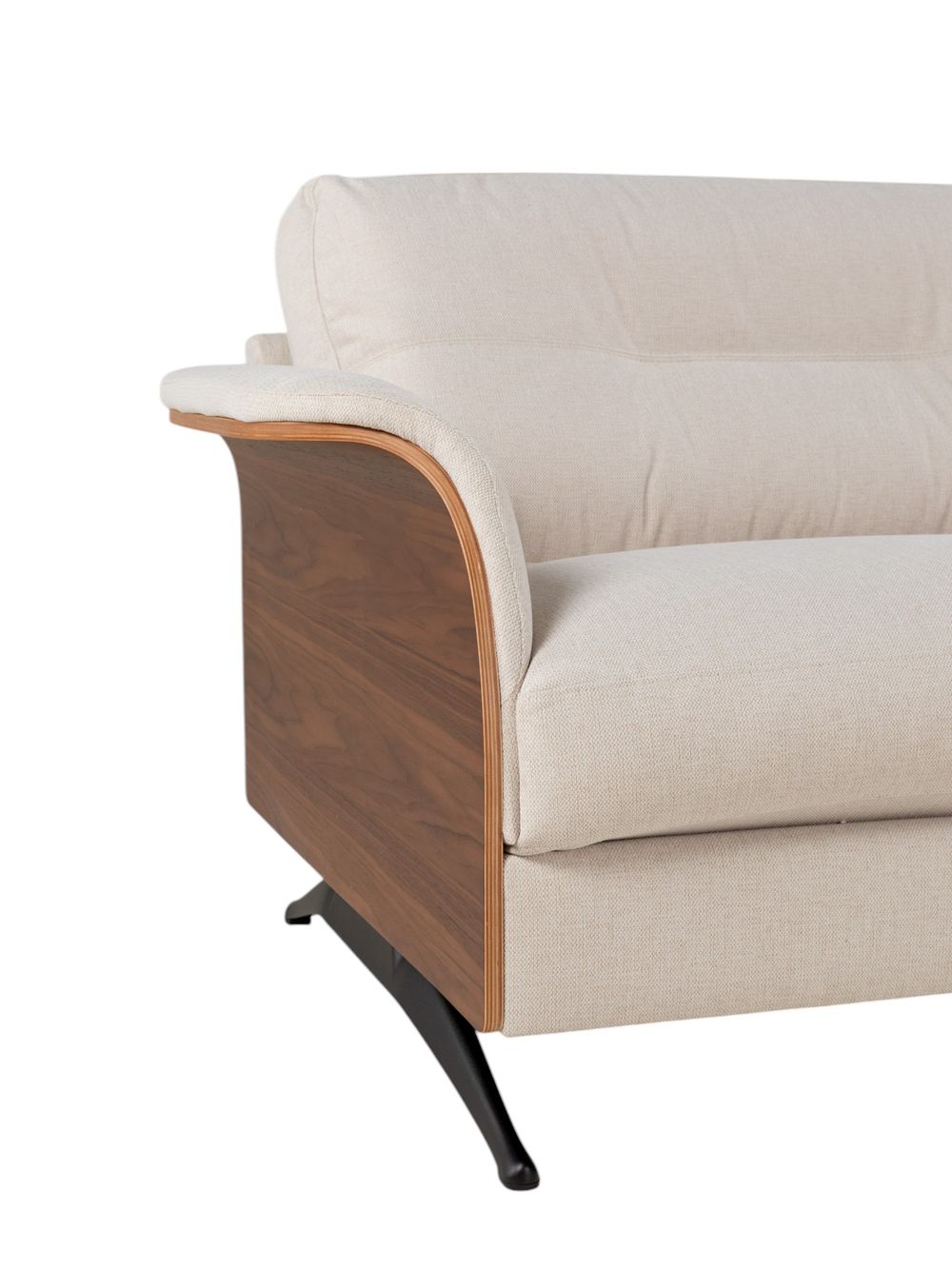 3-zit GLOW - Beige / Walnoot THC-21-003-TZ