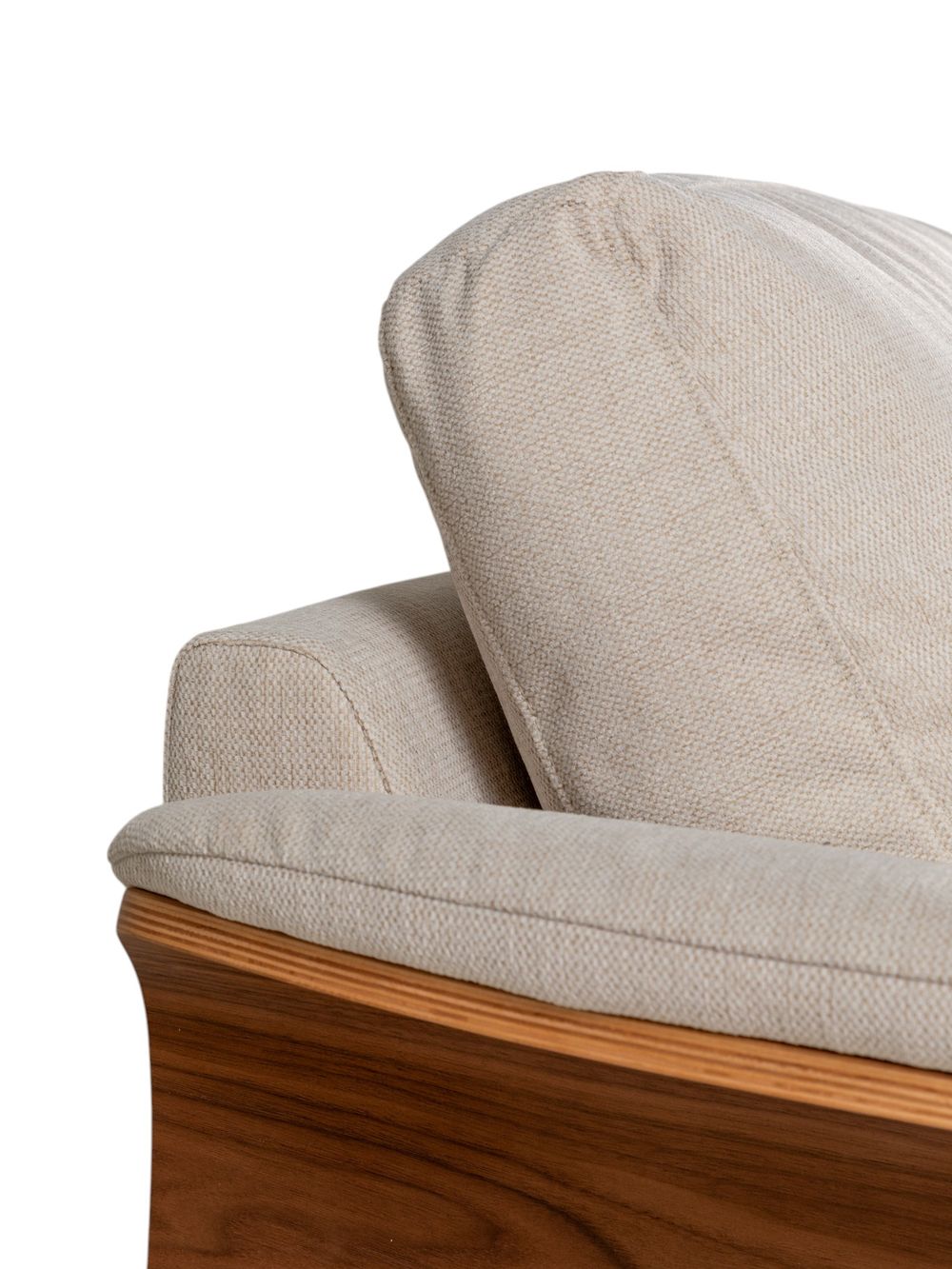 3-zit GLOW - Beige / Walnoot THC-21-003-TZ