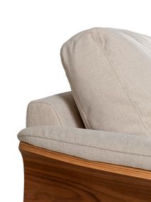 3-zit GLOW - Beige / Walnoot THC-21-003-TZ