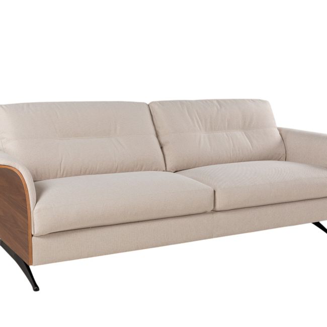 3-zit GLOW - Beige / Walnoot