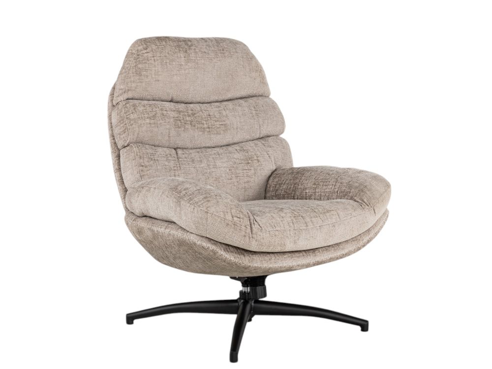 Fauteuil incl. poef SWIFT - Greige LEL-32-001-TZ