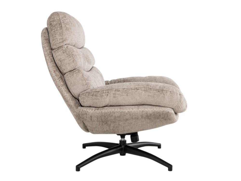 Fauteuil incl. poef SWIFT - Greige LEL-32-001-TZ