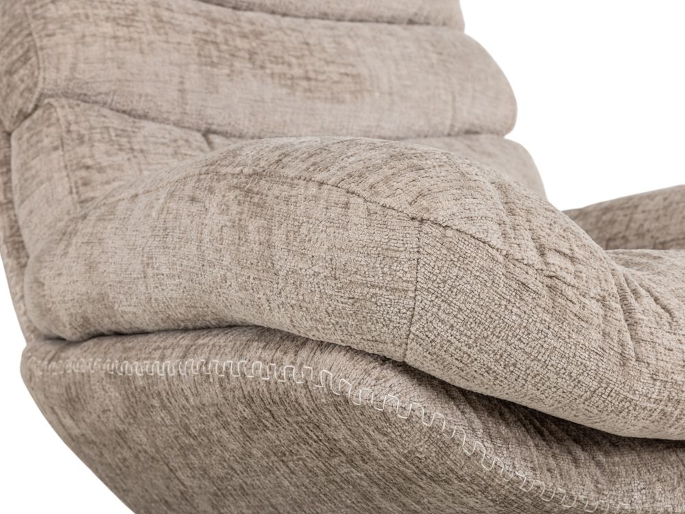 Fauteuil incl. poef SWIFT - Greige LEL-32-001-TZ