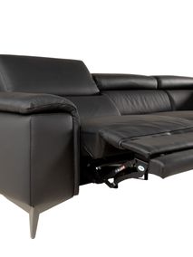 Hoeksalon REMO - Zwart leder C-MXD-69-HK-20225