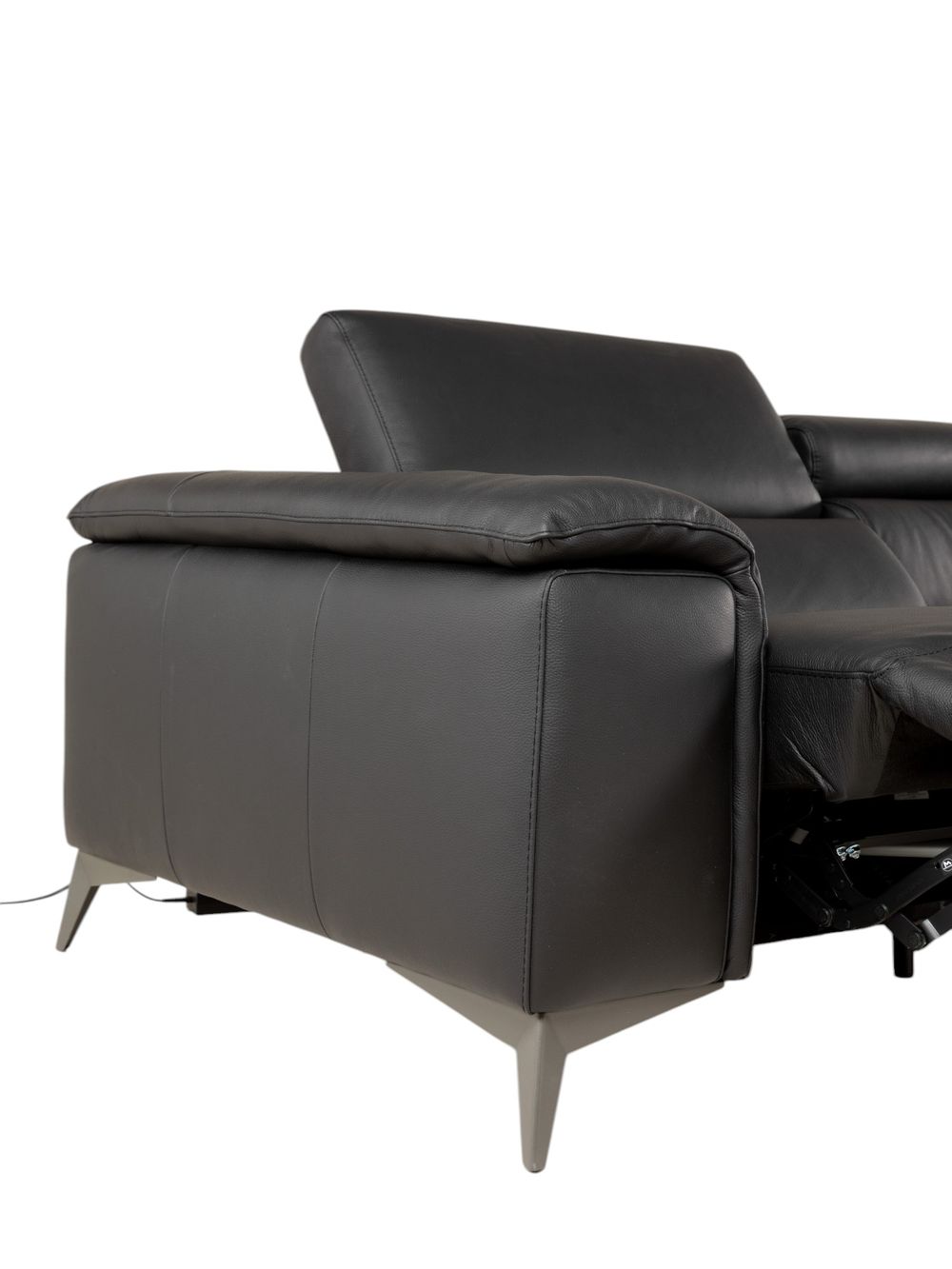 Hoeksalon REMO - Zwart leder C-MXD-69-HK-20225