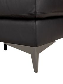 Hoeksalon REMO - Zwart leder C-MXD-69-HK-20225