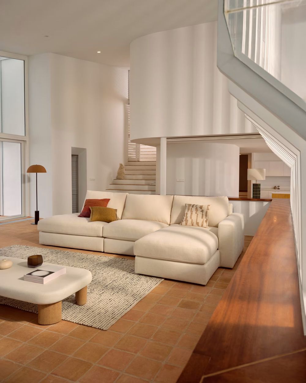 Modulaire 5-zit ALEA - Ecru KAV S85144LB39