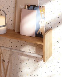 Boekenrekje FLORENTINA - Massief dennenhout KAV YG0052M46