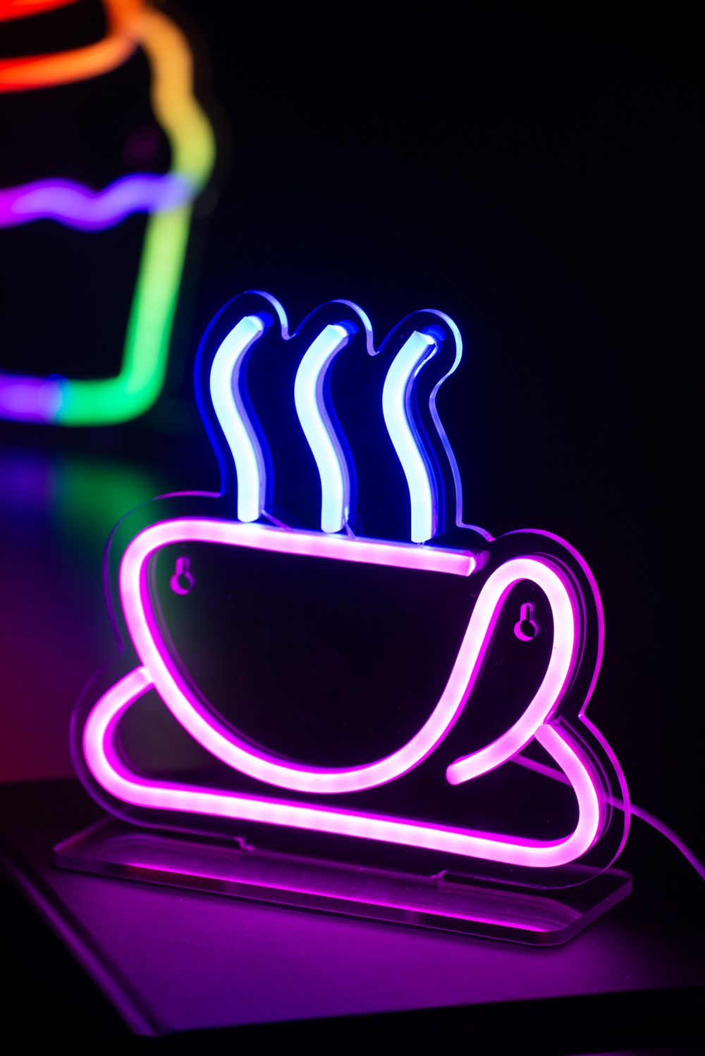 Neon licht COFFEE - Roze PST LM2270PI