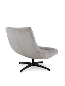 Fauteuil met poef FOXTON - Naturel MXF-293-000001