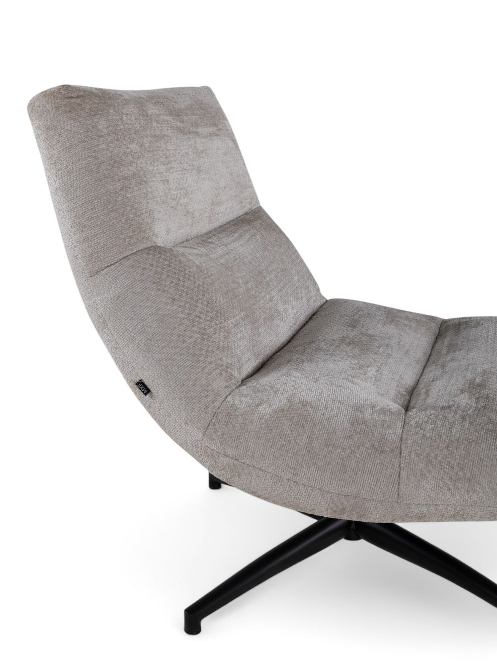 Fauteuil met poef FOXTON - Naturel MXF-293-000001