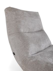 Fauteuil met poef FOXTON - Naturel MXF-293-000001