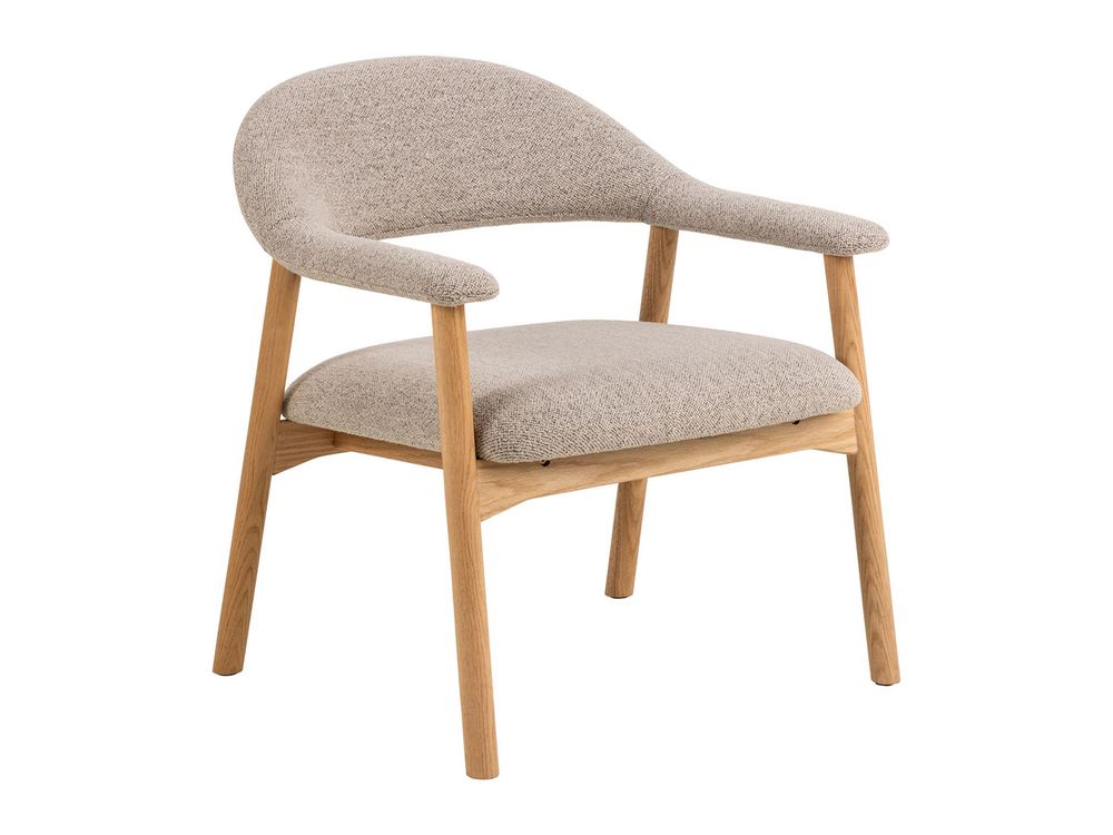 Fauteuil ADDI - Beige/Eik ACT-157-002-M60