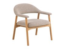 Fauteuil ADDI - Beige/Eik ACT-157-002-M60