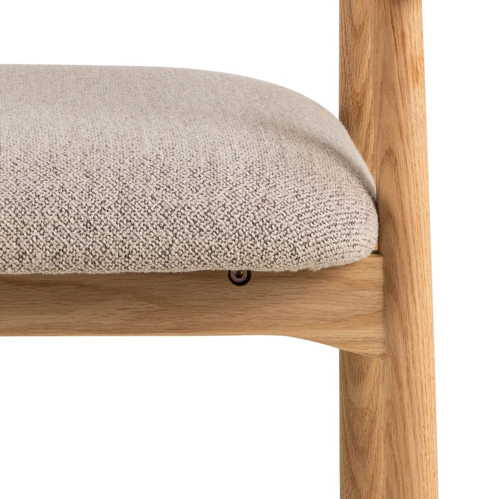 Fauteuil ADDI - Beige/Eik ACT-157-002-M60