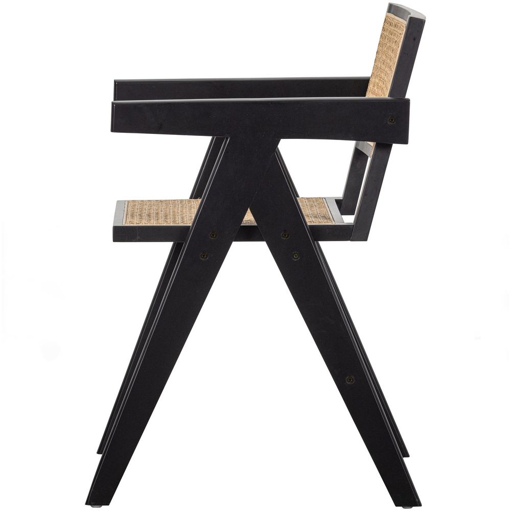 Armstoel GUNN - Rattan/Zwart DEE 373499-Z