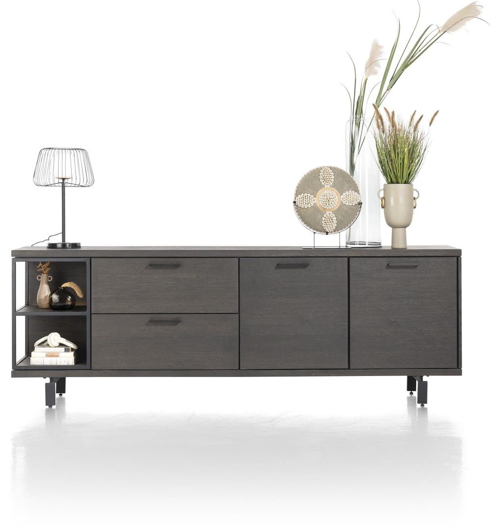 Eetkamerset RIDGEFIELD - Castle Antraciet C-HEH-304-TZ