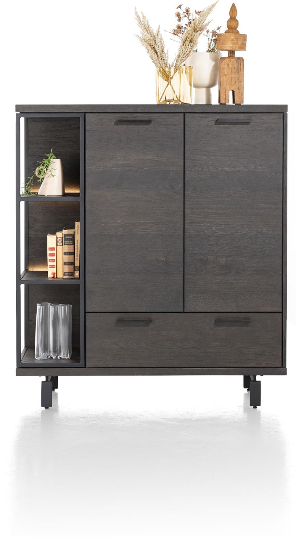 Eetkamerset RIDGEFIELD - Castle Antraciet C-HEH-304-TZ