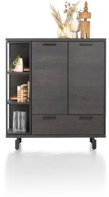 Eetkamerset RIDGEFIELD - Castle Antraciet C-HEH-304-TZ