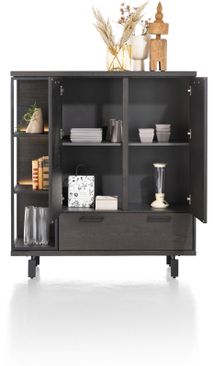 Eetkamerset RIDGEFIELD - Castle Antraciet C-HEH-304-TZ
