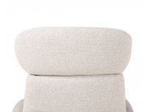 Relaxfauteuil ELEGANT - Beige / Walnoot THC-37-001-TZ