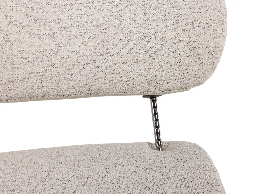 Relaxfauteuil ELEGANT - Beige / Walnoot THC-37-001-TZ