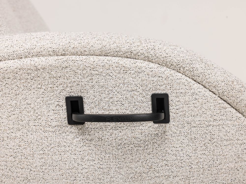 Relaxfauteuil ELEGANT - Beige / Walnoot THC-37-001-TZ