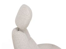 Relaxfauteuil ELEGANT - Beige / Walnoot THC-37-001-TZ