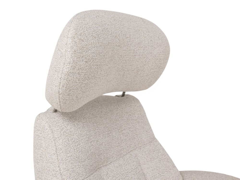 Relaxfauteuil ELEGANT - Beige / Walnoot THC-37-001-TZ