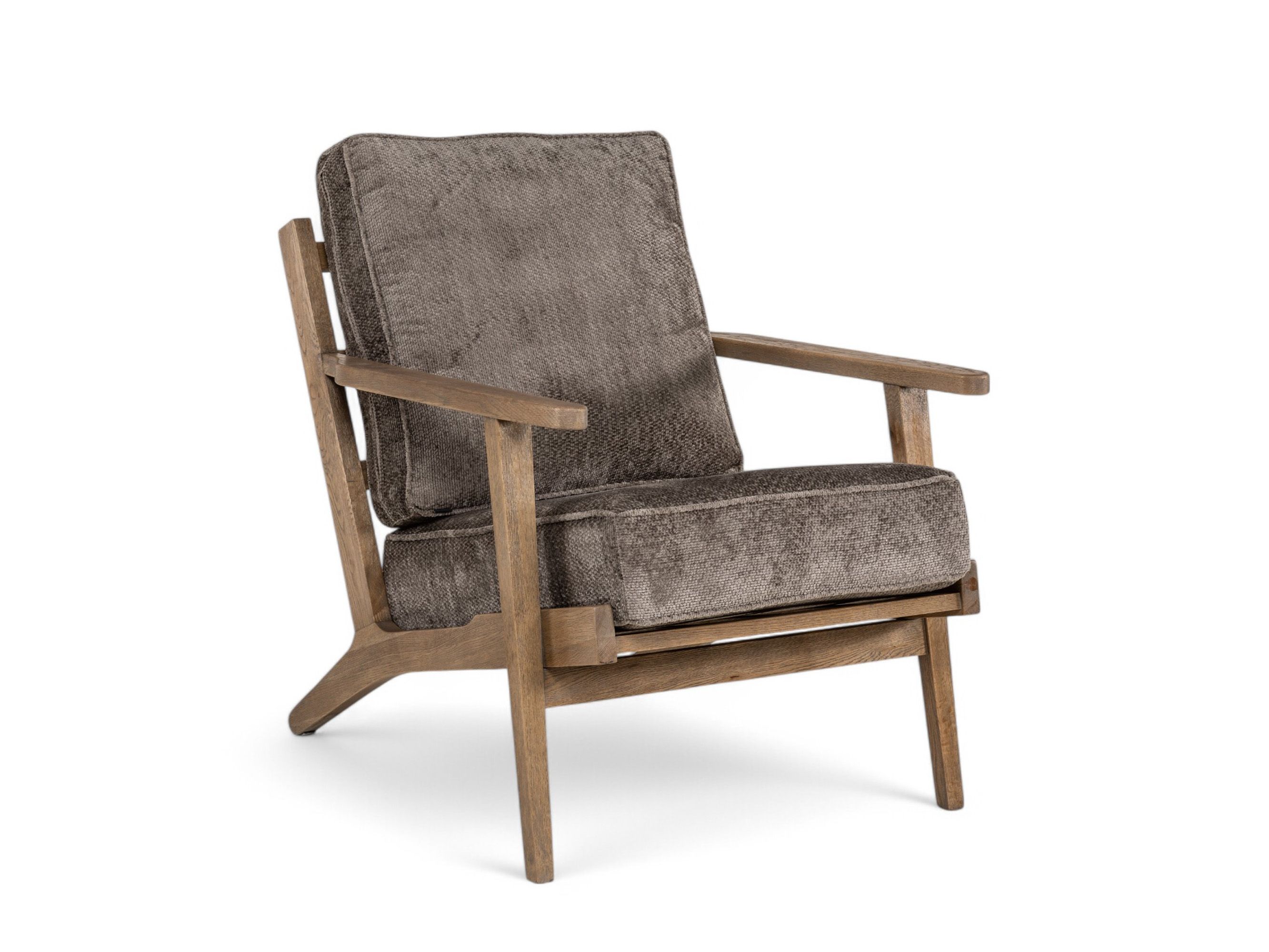Fauteuil OSAKA - Massief Eik / Taupe MXF-294-000001