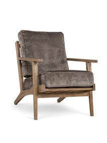 Fauteuil OSAKA - Massief Eik / Taupe MXF-294-000001