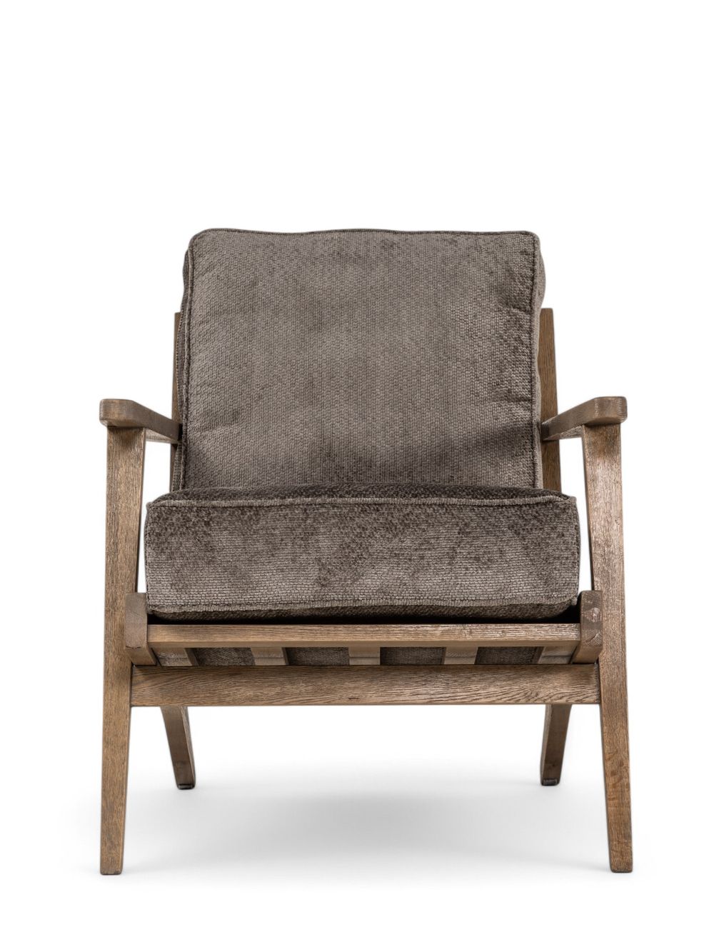 Fauteuil OSAKA - Massief Eik / Taupe MXF-294-000001