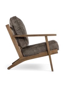 Fauteuil OSAKA - Massief Eik / Taupe MXF-294-000001