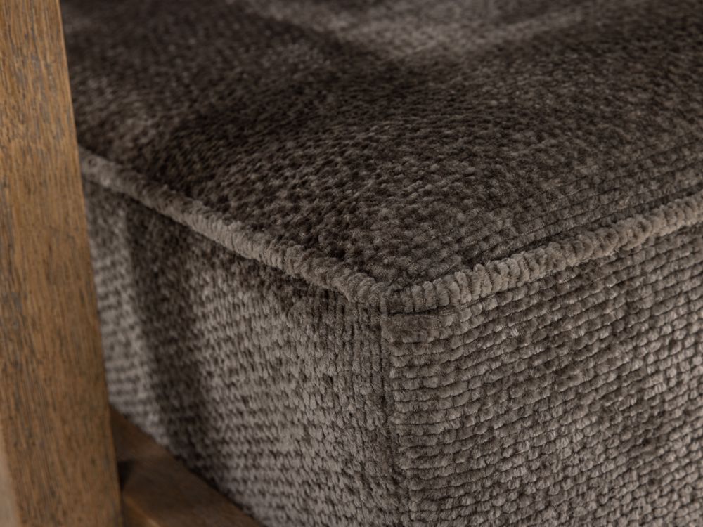 Fauteuil OSAKA - Massief Eik / Taupe MXF-294-000001