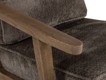 Fauteuil OSAKA - Massief Eik / Taupe MXF-294-000001