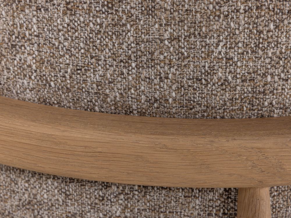 Eetkamerstoel BRANDON - Smoked Oak FDF-40-000017