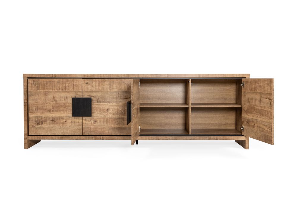 Eetkamerset PROVESANO - Mangohout look C-MXF-271-TZ