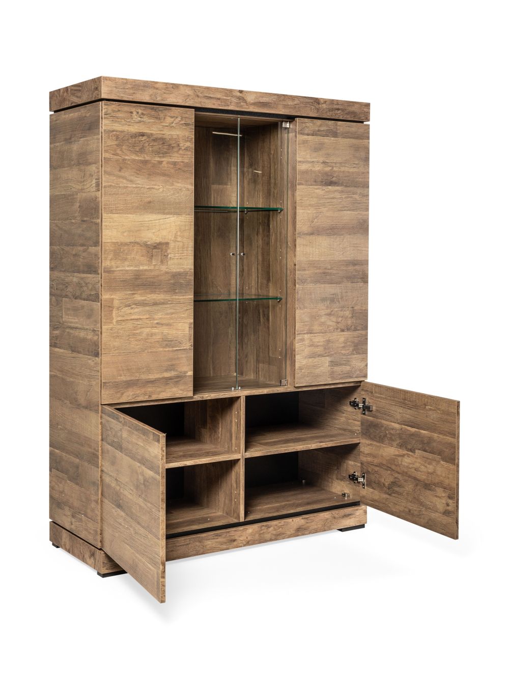 Eetkamerset ETNA - Old Teak C-EVA-4-TZ