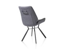 Set van 6 stoelen IVY - Antraciet / Koper C-HEH-289-TZ