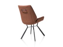 Set van 6 stoelen IVY - Antraciet / Koper C-HEH-289-TZ