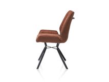 Set van 6 stoelen IVY - Antraciet / Koper C-HEH-289-TZ