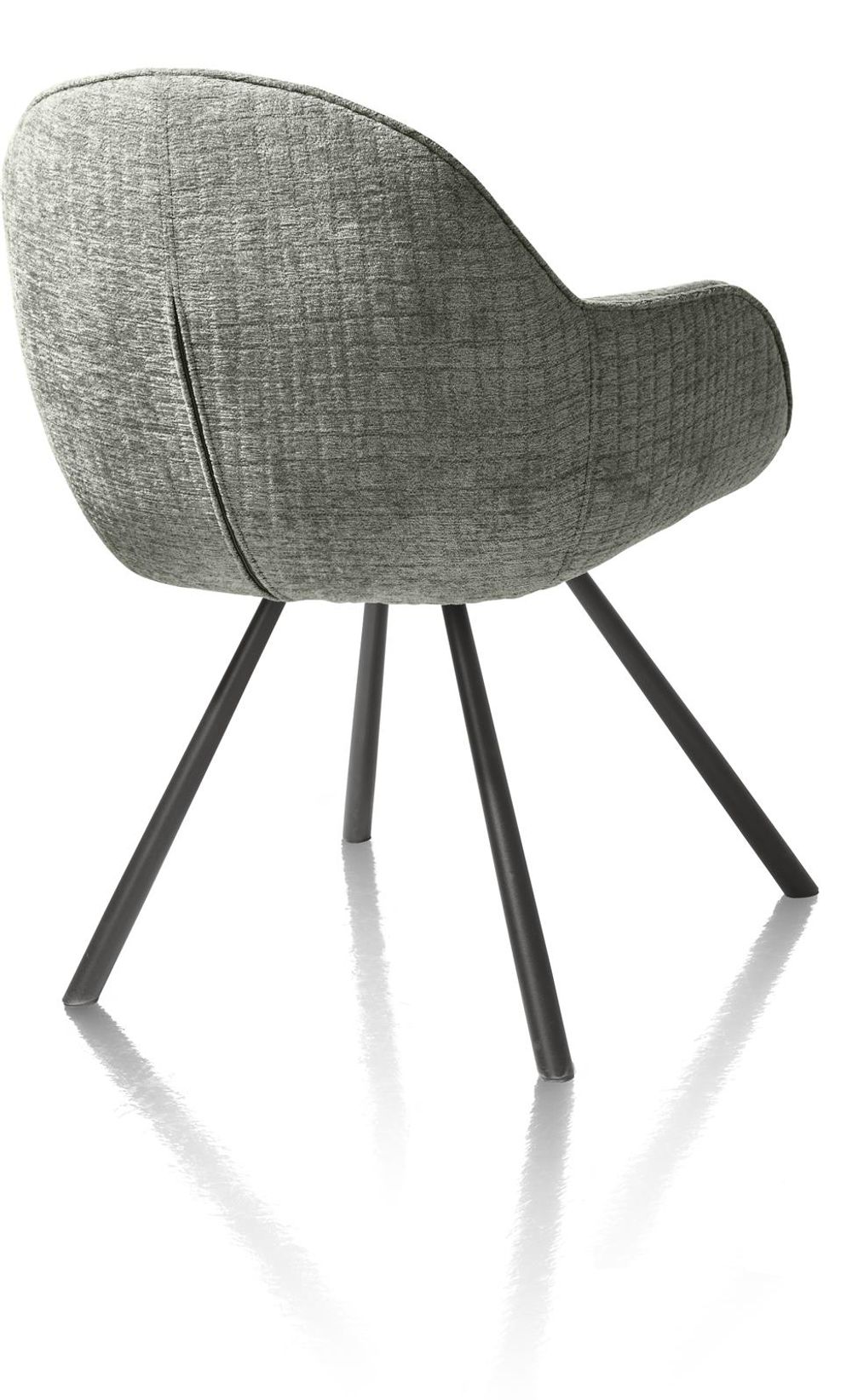 Set van 6 armstoelen CLINT - Olijf / Crème C-HEH-320-TZ