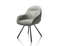Set van 6 armstoelen CLINT - Olijf / Crème C-HEH-320-TZ