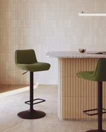 Barstoel ZENDA - Beige/Wit KAV C0600012SO06