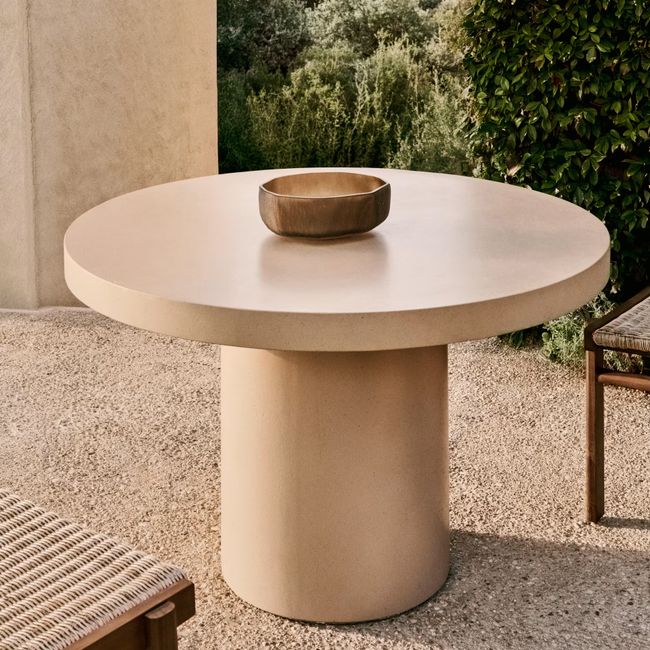 Tafel AIGUABLAVA - Beige cement