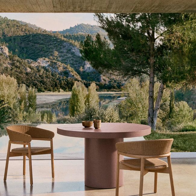 Tafel AIGUABLAVA - Beige cement