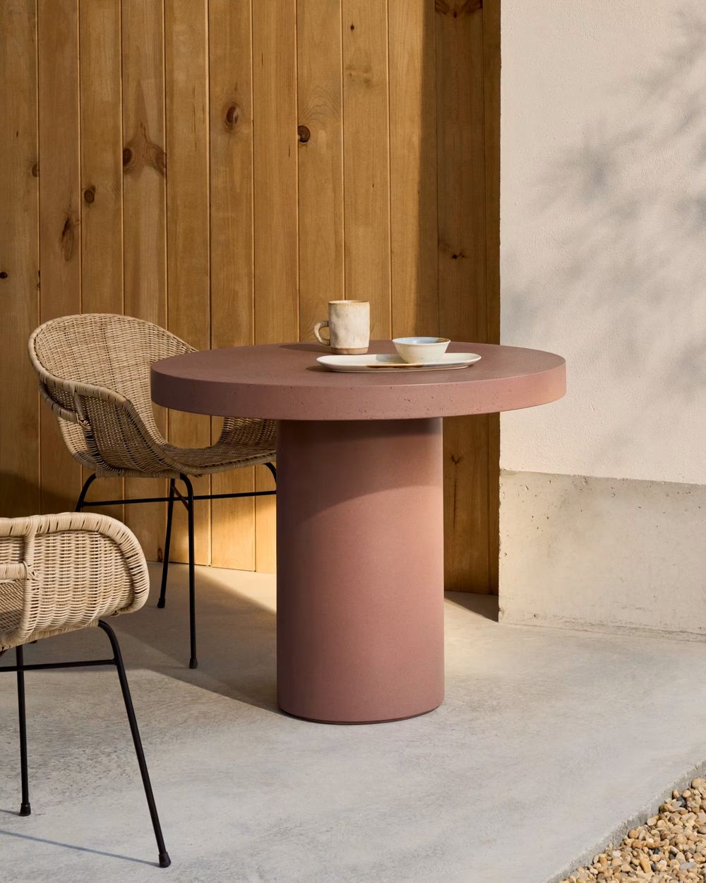 Tafel AIGUABLAVA - Wit cement KAV T00048PR59