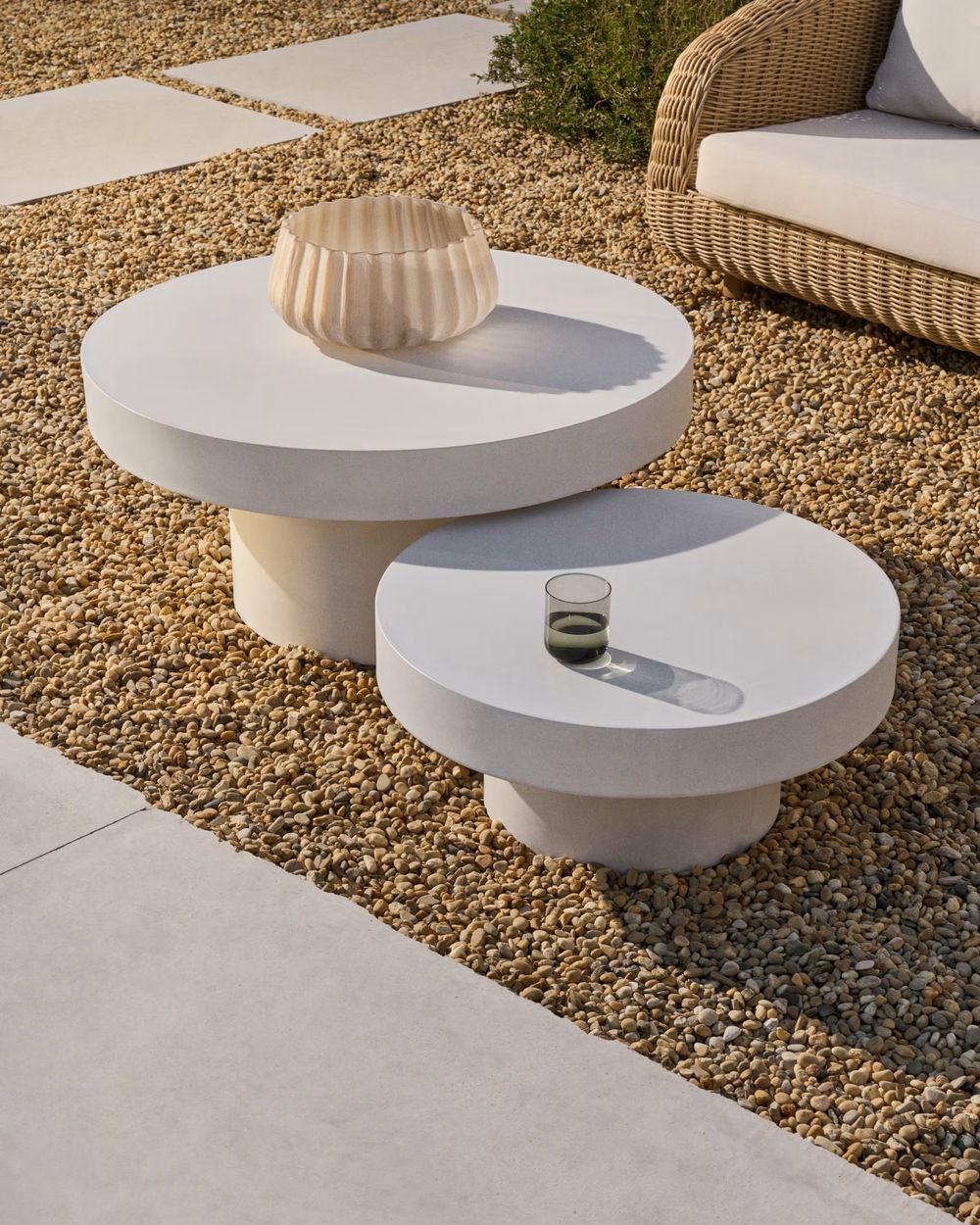 Salontafel AIGUABLAVA - Beige cement KAV J0300040PR05