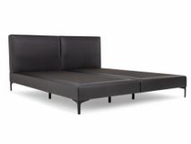 Boxspring VIENNA - Zwart lederlook SFD-83-000003-N100