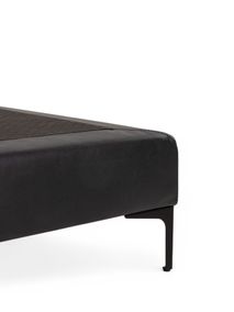 Boxspring VIENNA - Zwart lederlook SFD-83-000003-N100